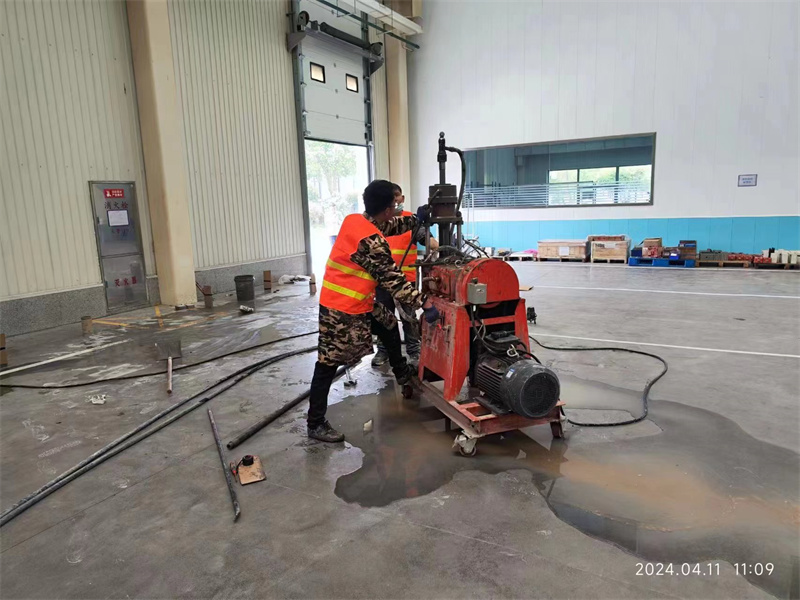 德惠厂房地面下沉塌陷注浆加固施工